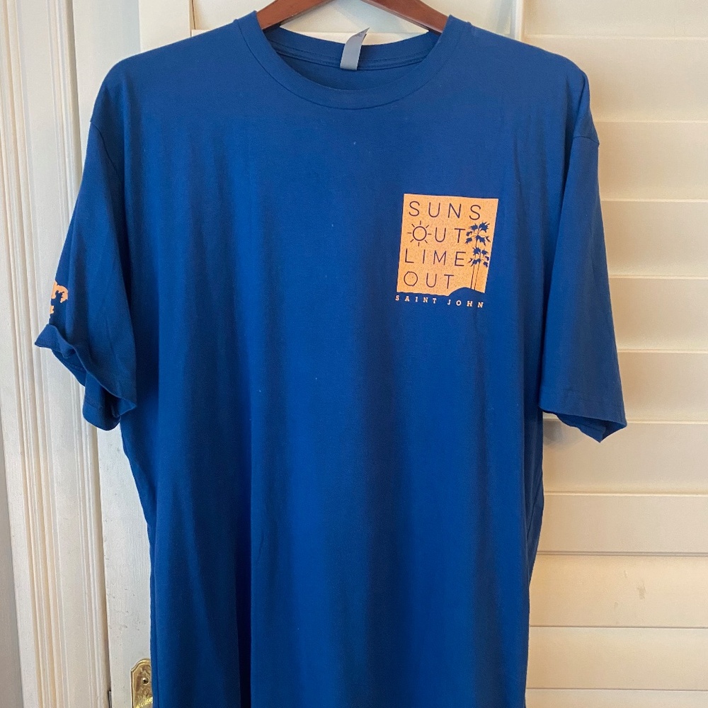 T-Shirt Men's XL Sun's Out Lime Out Short Sleeve T-Shirt
